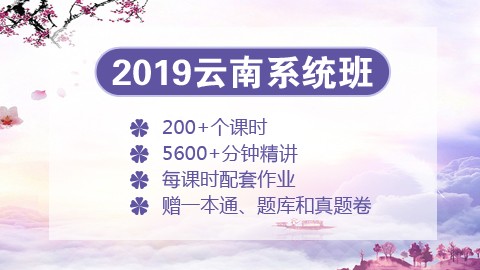 [送图书礼包]2019云南笔试系统班