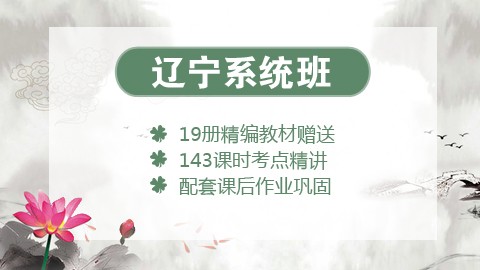 【送19册图书礼包】2020辽宁笔试系统班课程（微信班级群服务）